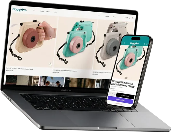 Tienda online de DoggyPro diseñada por GERARD